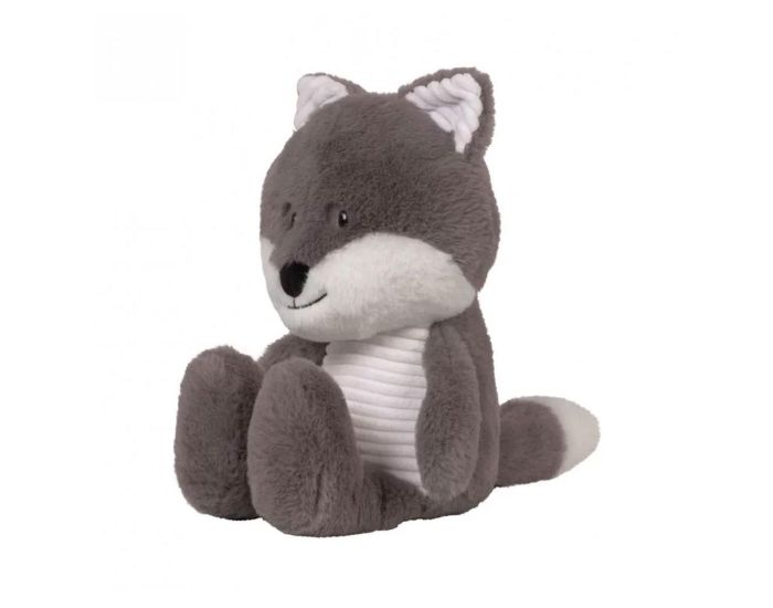 FLOW AMSTERDAM Peluche Robin le Renard - Gris Bruit Blanc - D�s la naissance  (1)