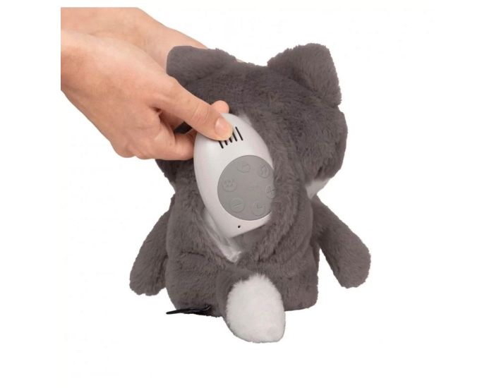 FLOW AMSTERDAM Peluche Robin le Renard - Gris Bruit Blanc - D�s la naissance  (5)