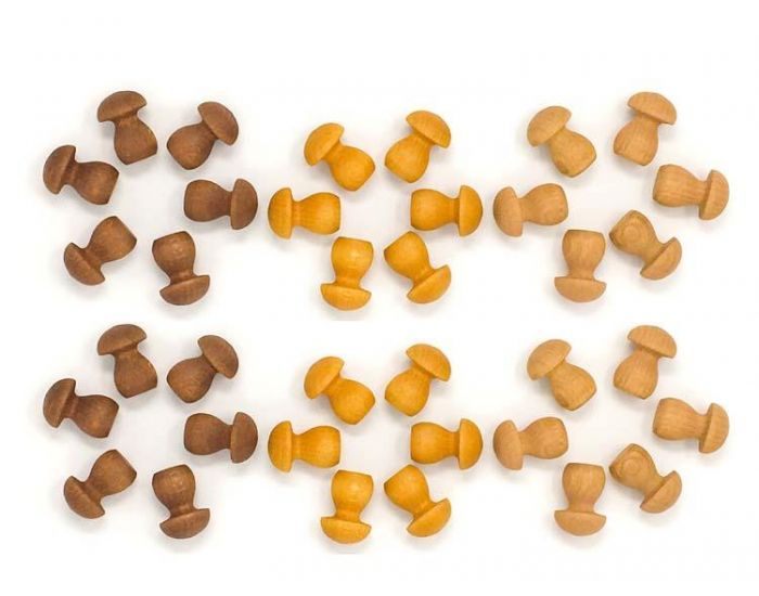 GRAPAT Jouets libres Mandala minis champignons en bois - Ds 36 mois (5)