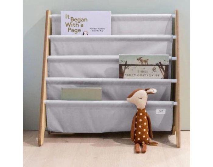 3 SPROUTS Biblioth�que Enfant - Gris Clair (2)
