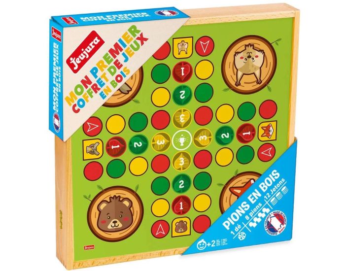 JEUJURA Mon 1er Coffret de Jeux en Bois - D�s 2 ans  (3)