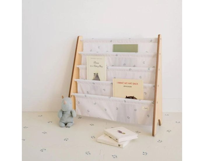 3 SPROUTS Biblioth�que Enfant Myrtilles Ivoire - D�s 3 ans  (1)
