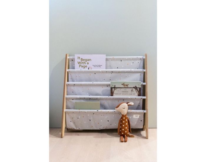 3 SPROUTS Biblioth�que Enfant Terrazzo - Gris Clair - D�s 3 ans  (1)