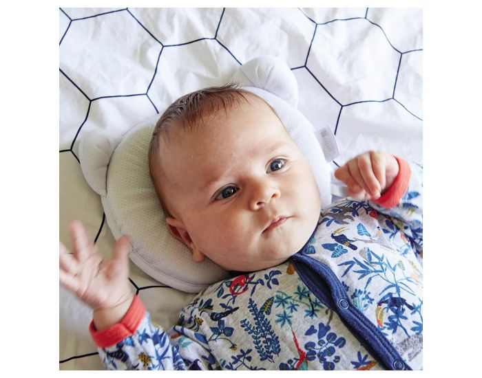 CANDIDE Coussin Cale T�te B�b� P'tit Panda Air+ - Blanc  (3)