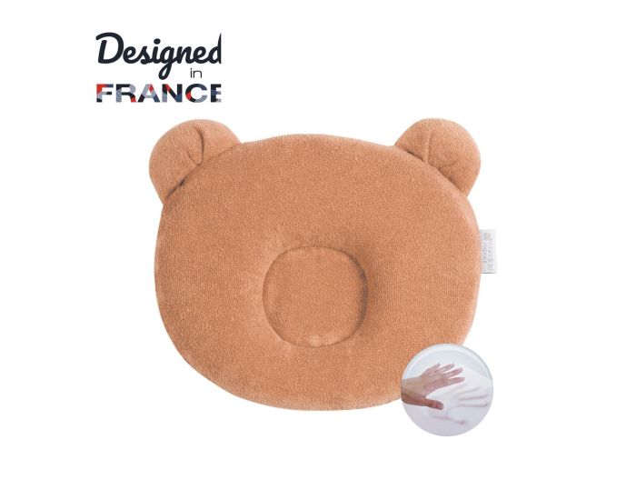 CANDIDE Coussin Cale T�te B�b� P'tit Panda - Cassonade  (7)