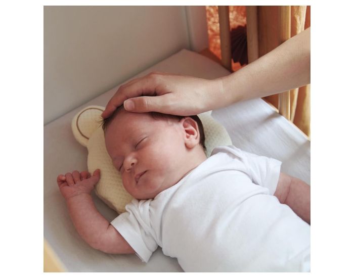 CANDIDE Coussin Cale T�te B�b� - P'tit Panda - Coton  (2)