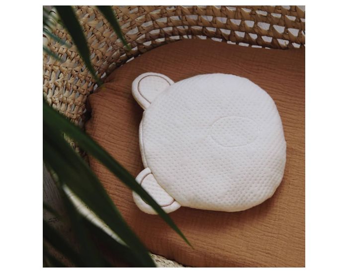 CANDIDE Coussin Cale T�te B�b� - P'tit Panda - Coton  (5)