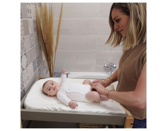 CANDIDE Housse de Matelas � Langer - Ecru Viscose - 50 x 75 cm (2)