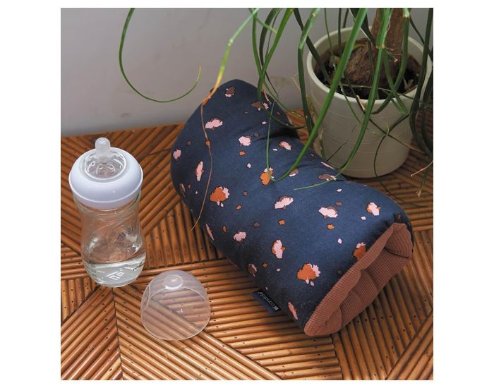 CANDIDE Brassard d'Allaitement Jersey Fleurs - Cassonade  (4)