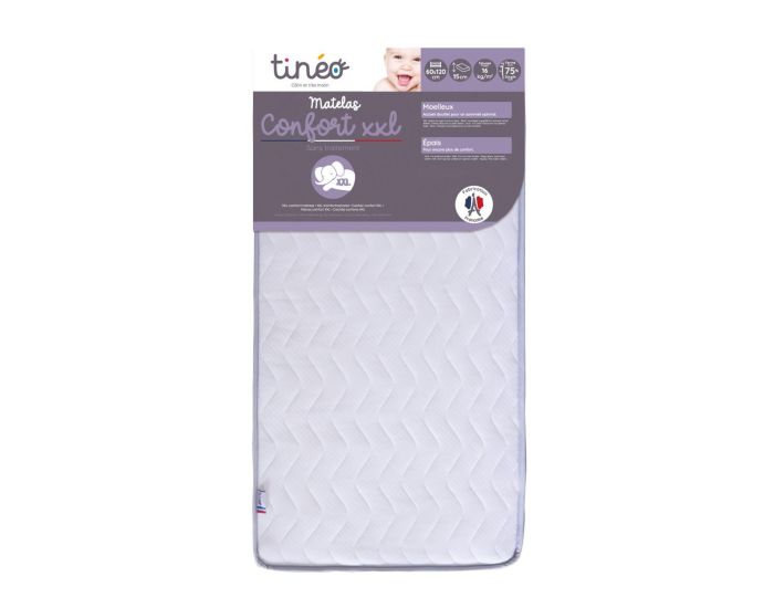 TINEO Matelas B�b� - Confort XXL - 60x120 cm (1)