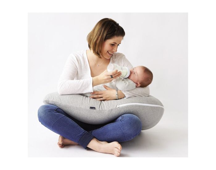 CANDIDE Coussin de Maternit� Multirelax Jersey - Gris Chin�/Etoiles  (2)