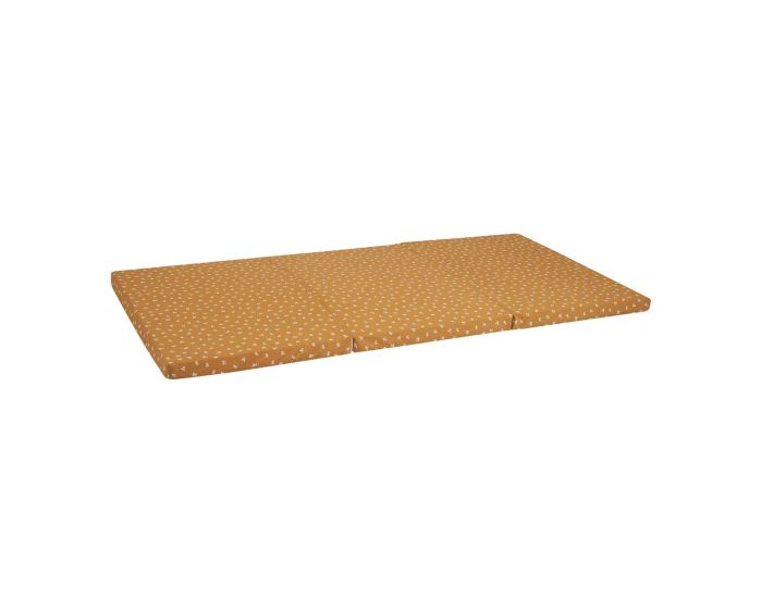 CANDIDE Matelas B�b� Pliant - 3 Parties - Fleuri Camel -  60 x 120 cm  (6)