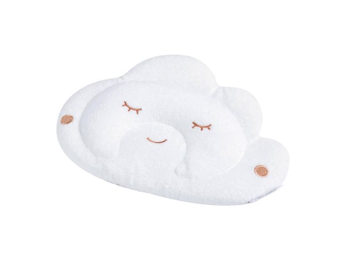 TINEO Coussin Cale T�te B�b� Cloudy - Blanc (2)