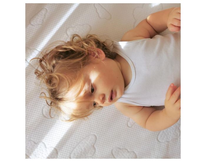 TINEO Matelas B�b� Nuage - Blanc - 60x 120 cm (1)