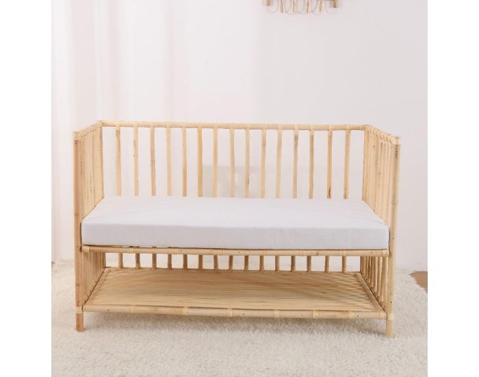 BABYKARE Lit �volutif Cododo Rotin Naturel - 70 x 140 cm (2)