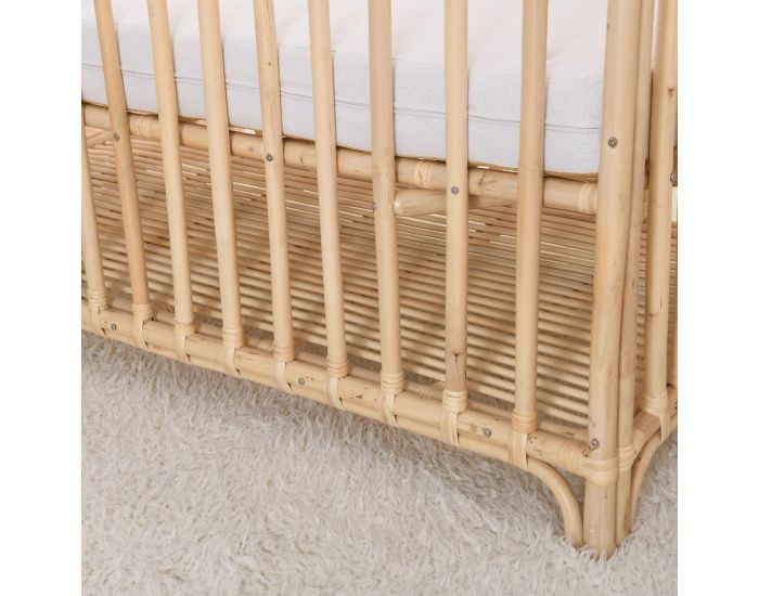 BABYKARE Lit �volutif Cododo Rotin Naturel - 70 x 140 cm (3)