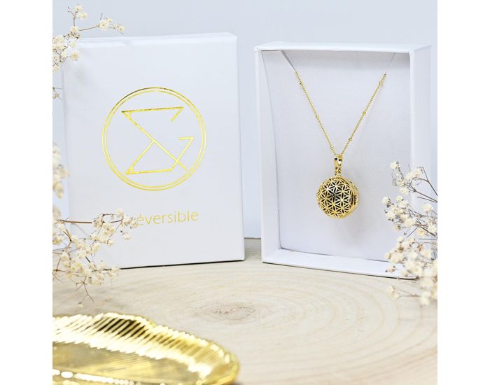 IRREVERSIBLE Bola de Grossesse Cage - Maria (Fleur/Bille Noire) (3)