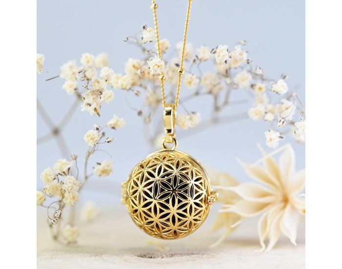 IRREVERSIBLE Bola de Grossesse Cage - Maria (Fleur/Bille Noire) (2)