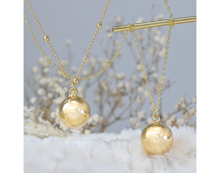 IRREVERSIBLE Bola de Grossesse Lisse - Jumeaux Or (2)