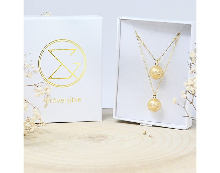 IRREVERSIBLE Bola de Grossesse Lisse - Jumeaux Or (3)