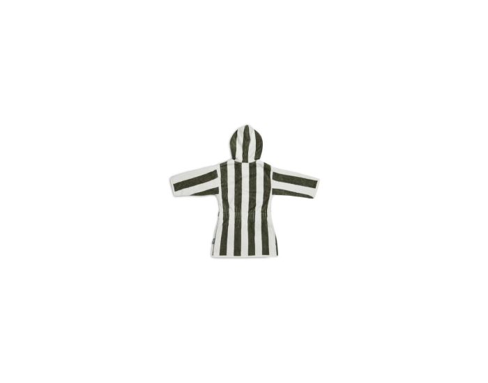 JOLLEIN Peignoir Stripe �ponge - Vert Feuille - 1 � 2 ans  (1)