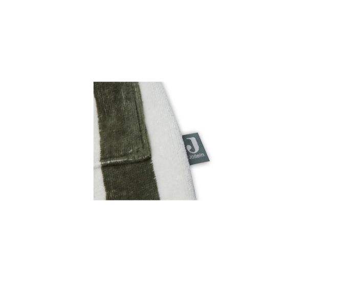 JOLLEIN Peignoir Stripe �ponge - Vert Feuille - 1 � 2 ans  (4)