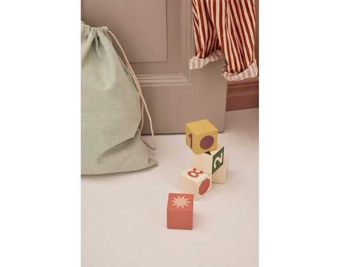 KID'S CONCEPT Cubes en Bois - Edvin - 10 Pi�ces - D�s 12 mois  (3)