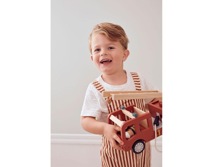 KID'S CONCEPT Camion de Pompiers en Bois - Aiden - D�s 3 ans  (1)