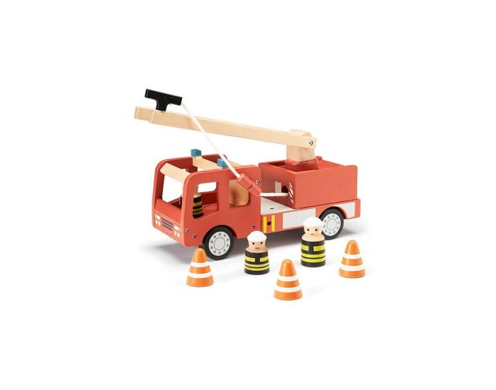 KID'S CONCEPT Camion de Pompiers en Bois - Aiden - D�s 3 ans  (2)