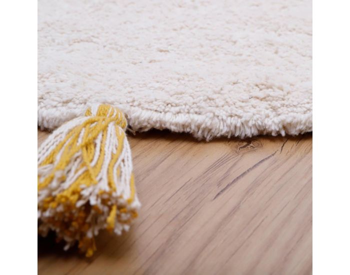 NATTIOT Tapis Coton - Rainbow - Arc en Ciel - � 110 cm (4)