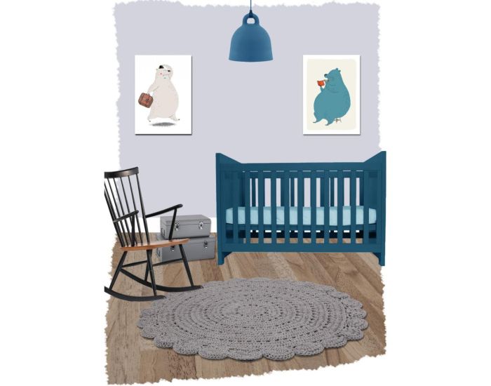 NATTIOT Tapis Coton - Alma - � 120 cm (4)