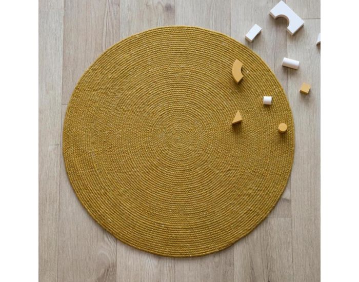 NATTIOT Tapis Coton - Neethu - � 110 cm Grey (3)