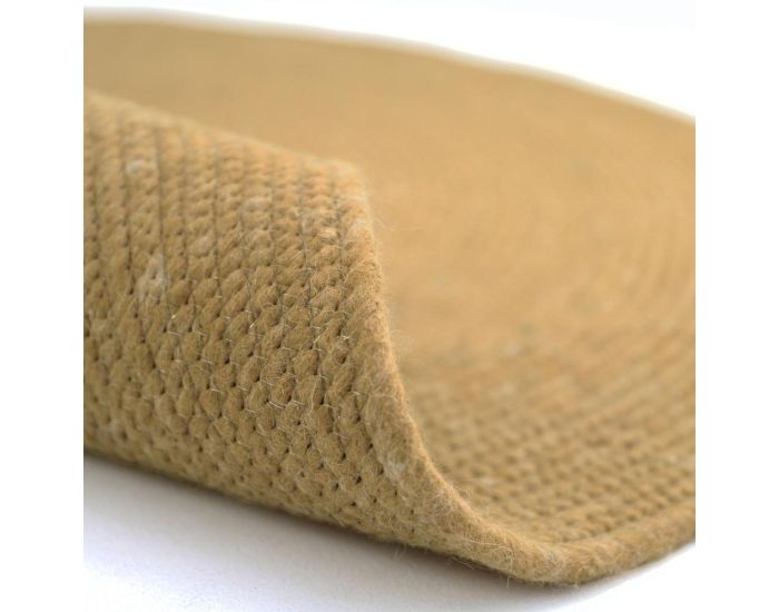 NATTIOT Tapis Coton - Neethu - � 110 cm Grey (4)