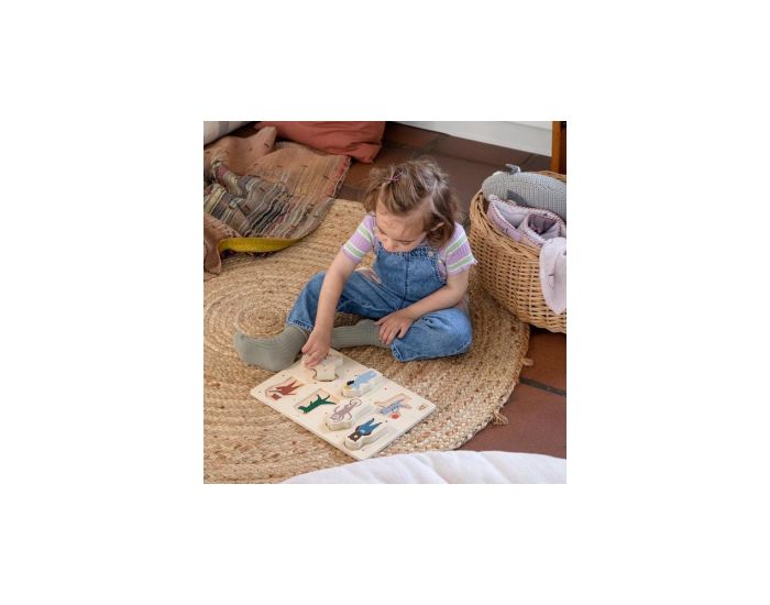 SEBRA Grand Puzzle en Bois - Animaux - D�s 12 mois (1)