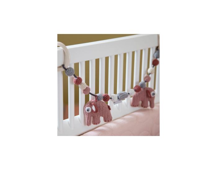 SEBRA Cha�ne de Landau Crochet Fanto - Rose Fleuri - D�s la naissance  (1)