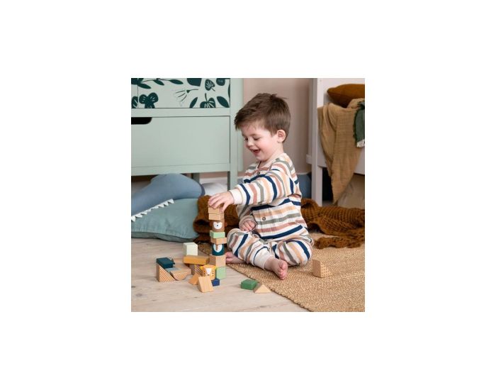 SEBRA Jeu � Empiler en Bois - Animaux - D�s 10 mois (1)