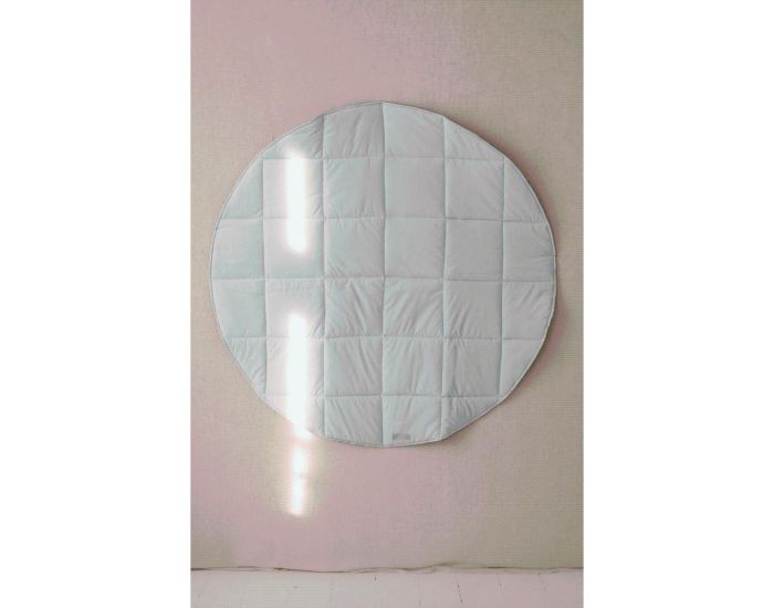 MOI MILI Tente Tipi avec Guirlande et Tapis - Mint Love - Gris Vert Clair (2)