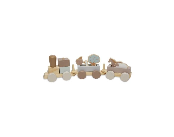 JOLLEIN Jouet Train en Bois Ferme - D�s 18 mois (2)