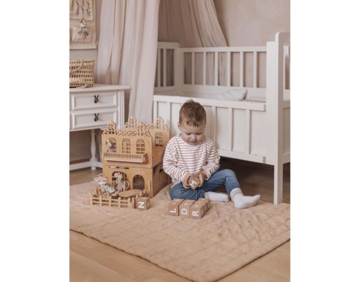 NATTIOT Baby Relax Tapis Coton Lav� - Anna - Terracotta  (8)