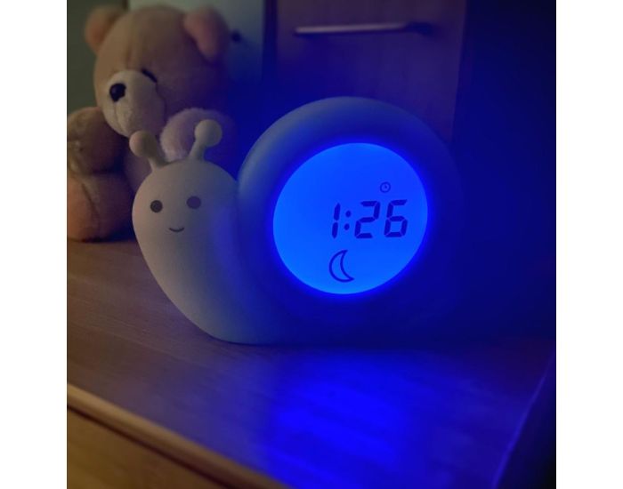 ALECTO R�veil Educatif Enfant Formateur de Sommeil - Escargot Simon - Beige (2)