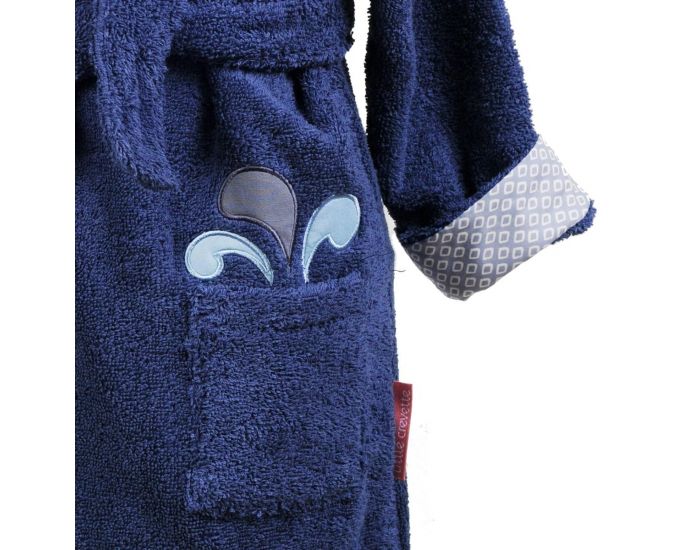 LITTLE CREVETTE Peignoir enfant Baleine (7)