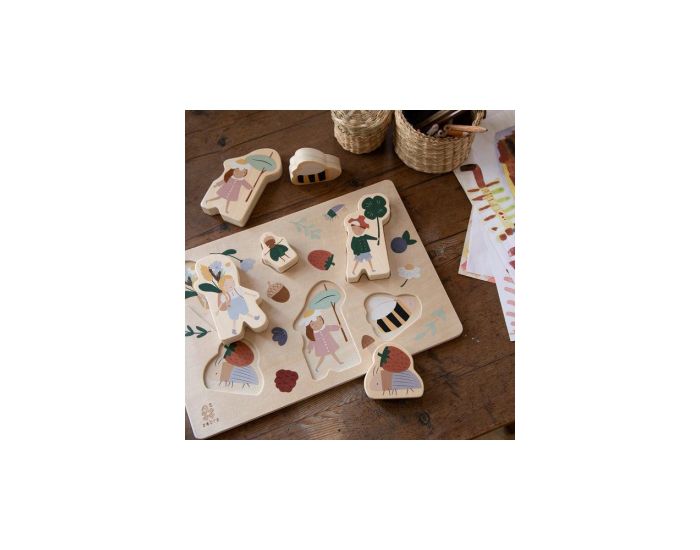 SEBRA Grand Puzzle en Bois - Pixie Land - D�s 12 mois (1)