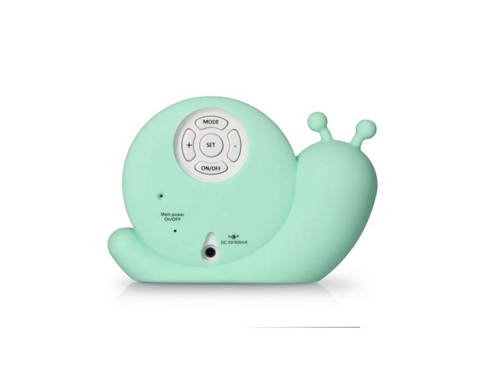 ALECTO R�veil Educatif Enfant Formateur de Sommeil - Escargot Simon - Vert (4)