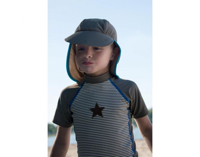 MAYOPARASOL Etoile Casquette Anti UV - Marron (2)