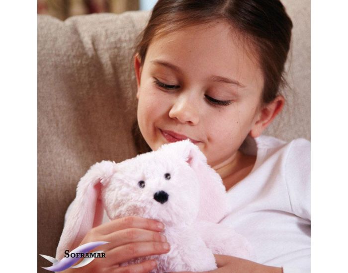 SOFRAMAR Bouillotte Peluche Naturelle Lapin COSY PLUSH JUNIOR (1)