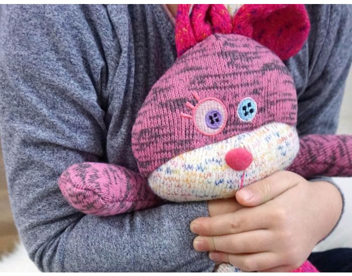 SOFRAMAR Bouillotte Peluche Naturelle Lapin WARMIES (2)