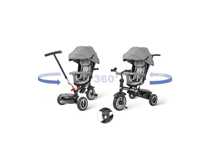 BESREY Tricycle 8-en-1 avec Poign�e Parentale - D�s 9 � 36 mois (2)