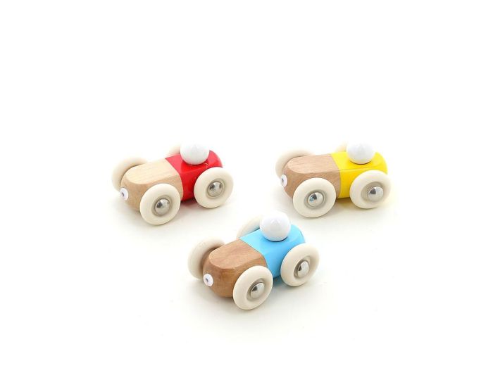 VILAC Mini Voiture en Bois Moit-Moit - Bleue - D�s 2 ans  (1)