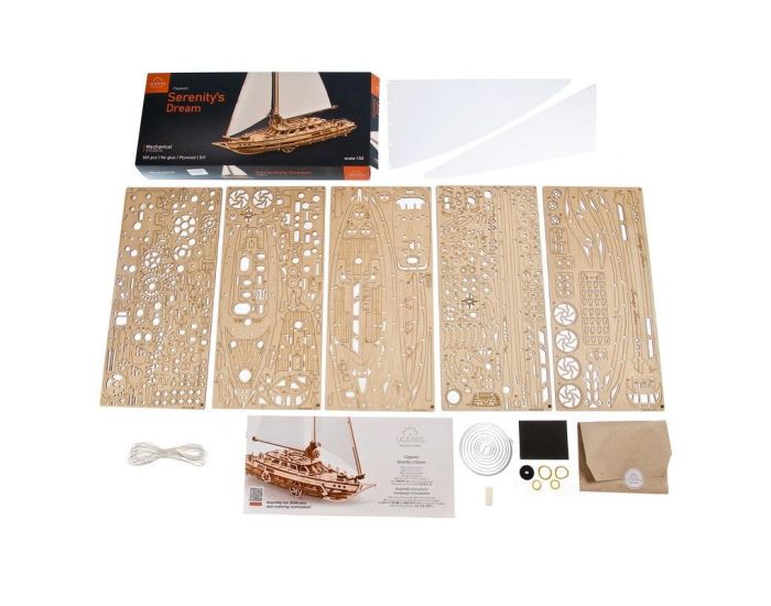 UGEARS Puzzle 3D Bateau � Voile S�r�nit� - D�s 12 ans  (1)