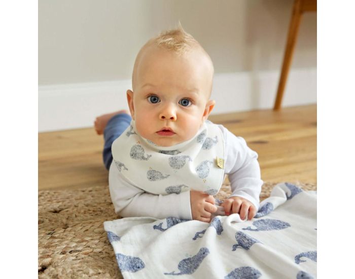 LASSIG Bavoir Bandana Baleine - 0 � 24 mois (3)